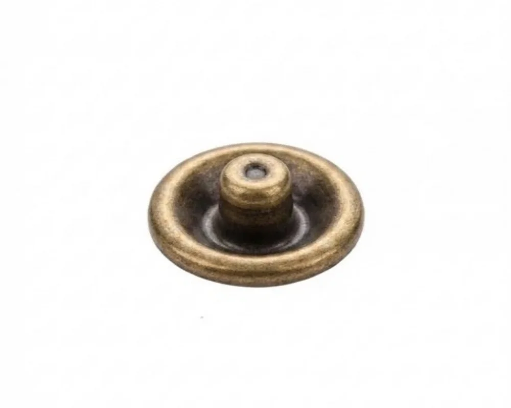 12.5 Mm Prong Snap Button Stud Part - Antik Sarı