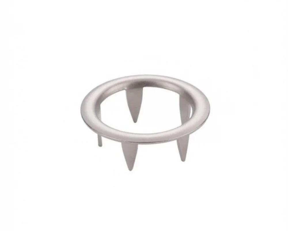 15 Mm Prong Snap Button Long Prong Part - Mat Free Nikel