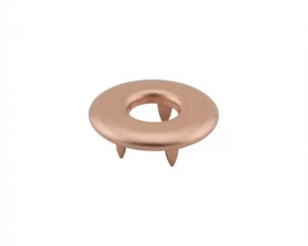 17 Mm Prong Snap Button Hollow Cap Part - Bakırlı Kalay