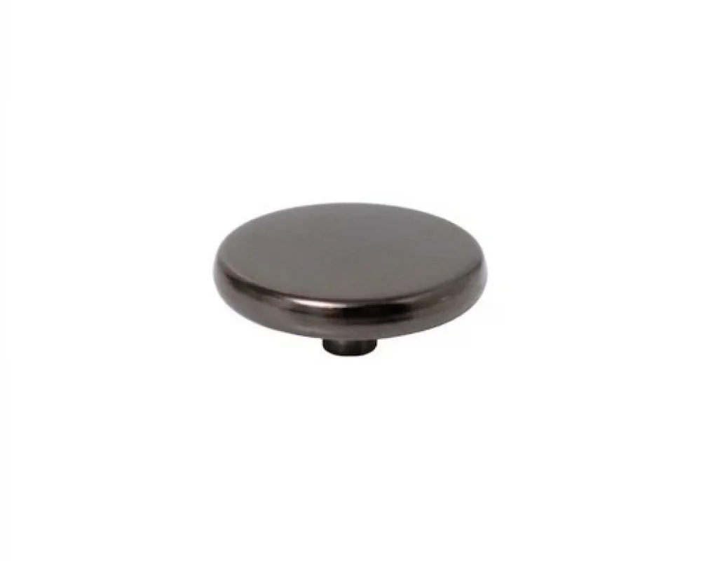 11 Mm Spring Snap Button Coin Part Vt2 - Siyah Nikel*