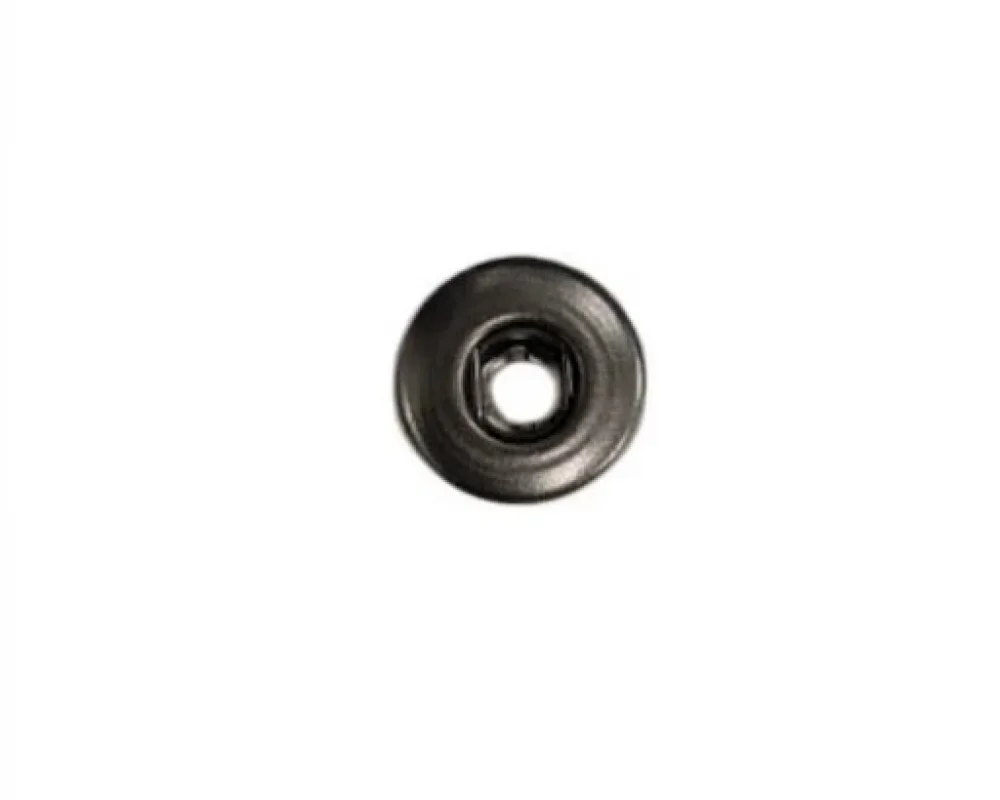 10 Mm Spring Snap Button Socket Part Vt2 Plain Logo - Siyah Free Nikel