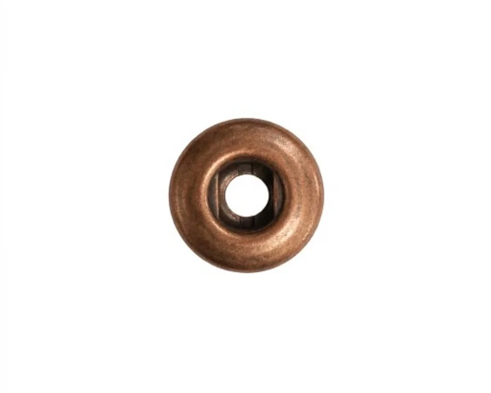 10 Mm Spring Snap Button Socket Part Vt2 Plain Logo - Bakır Oksit