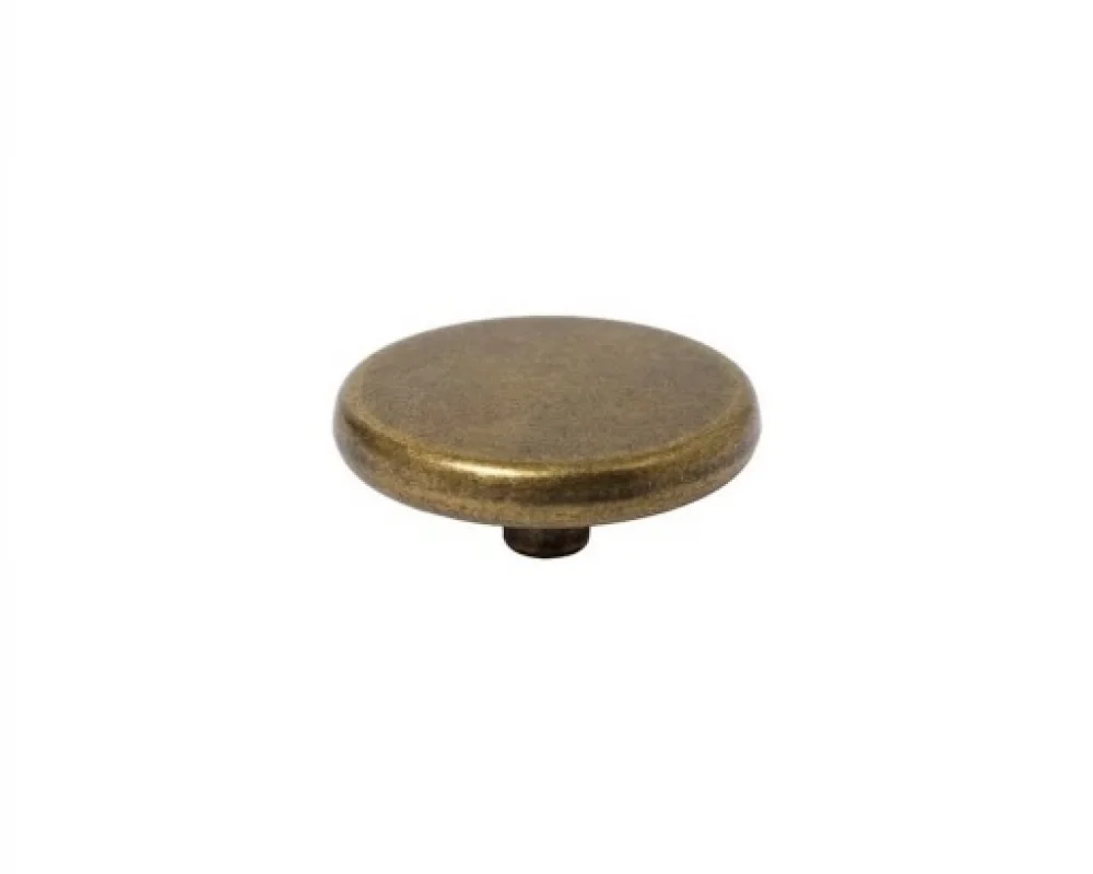 11.5 Mm Spring Snap Button Coin Cap Part - Antik Sarı