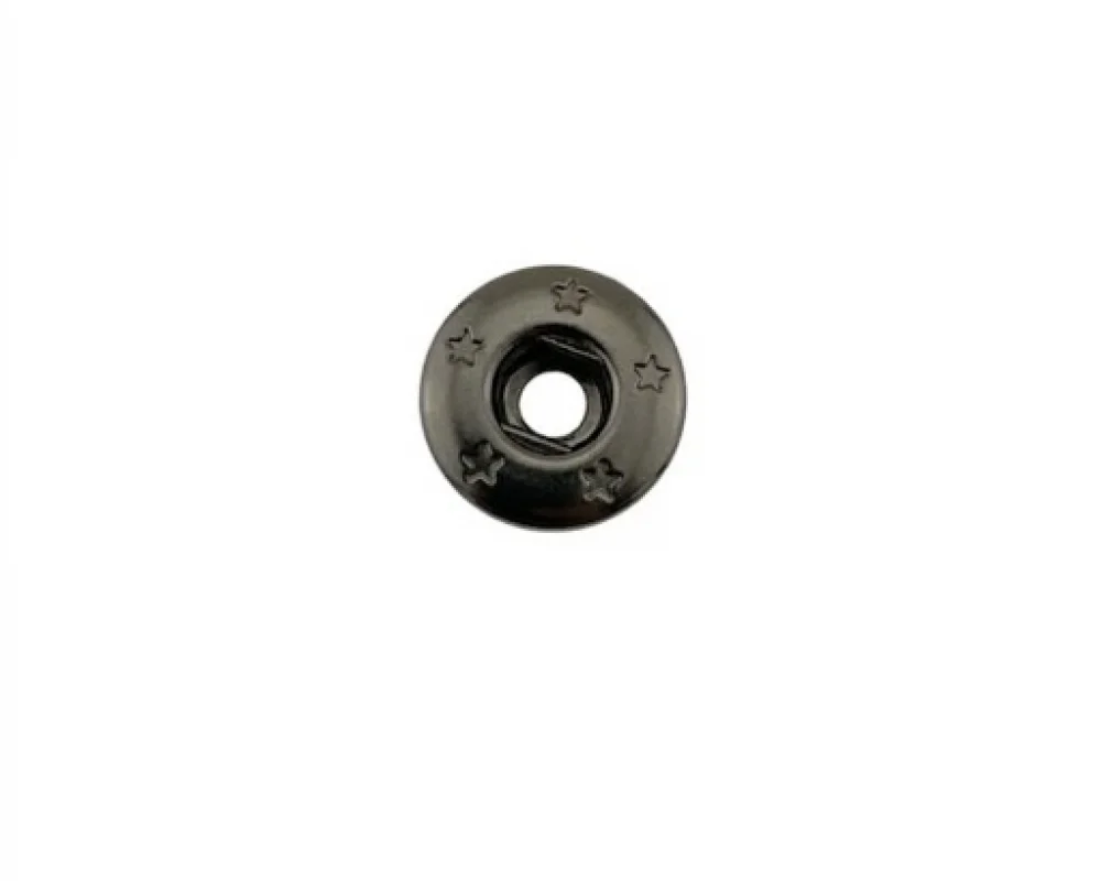 9.2 Mm Spring Snap Button Socket Part Vt2 - Siyah Nikel*