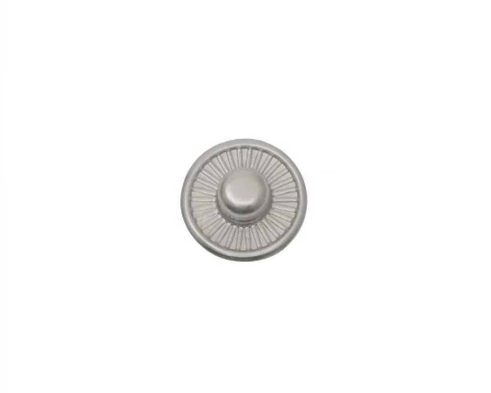 9.2 Mm Spring Snap Button Stud Part Vt2 - Mat Free Nikel
