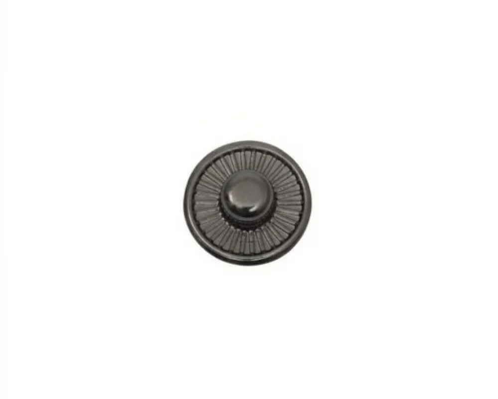 9.2 Mm Spring Snap Button Stud Part Vt2 - Siyah Nikel*