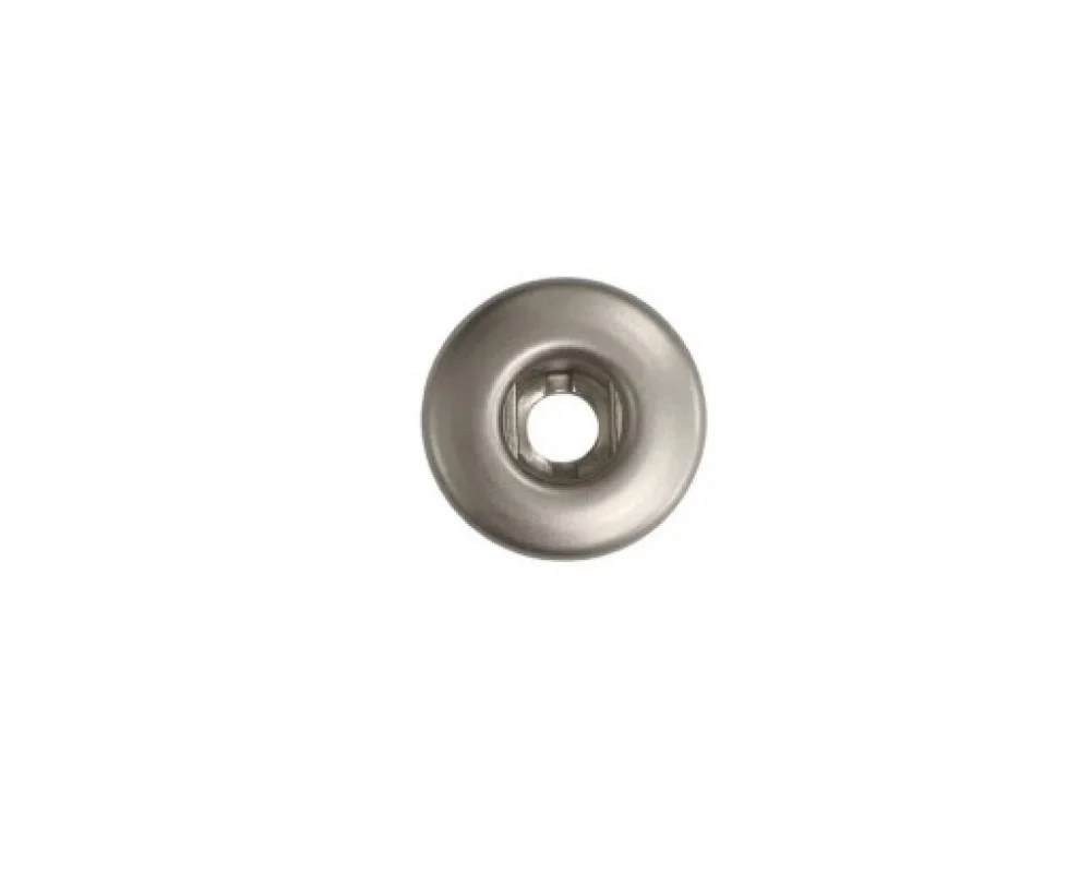 Spring Snap Button Socket Part Plain Logo - Mat Free Nikel