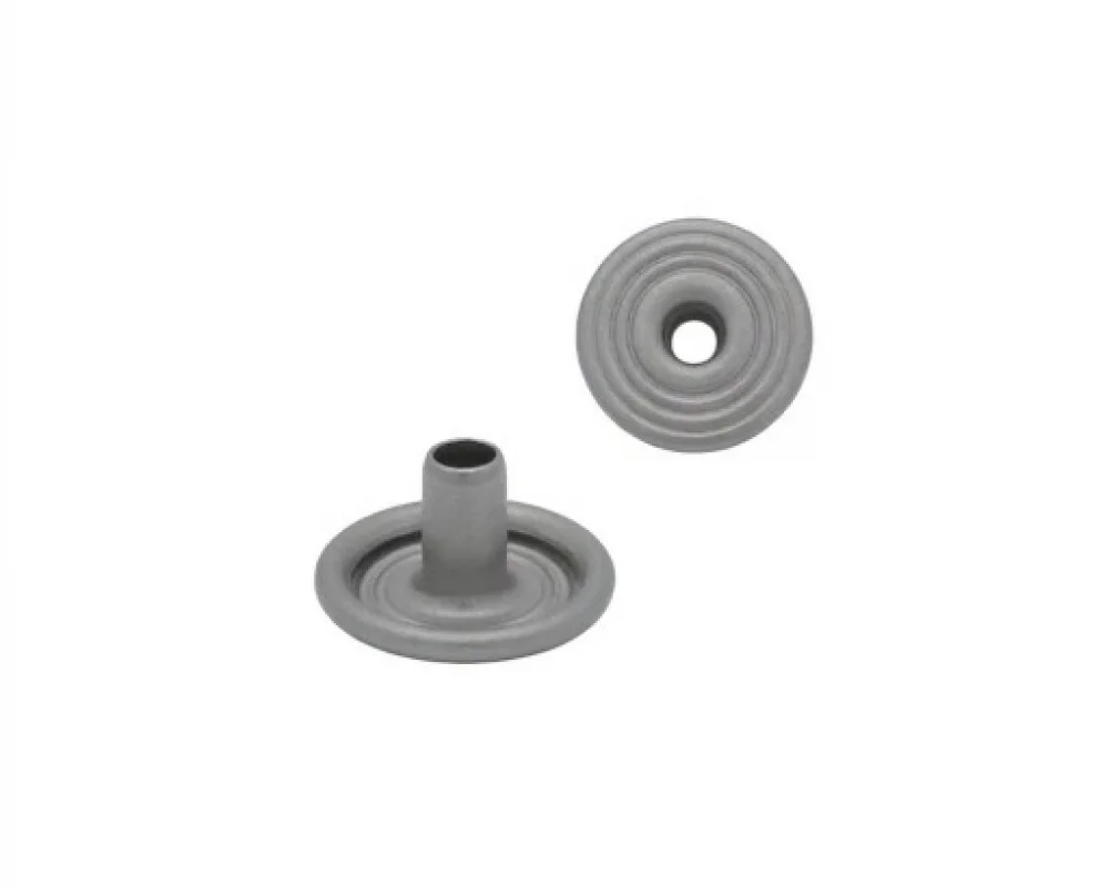 Spring Snap Button Under Three Parts With Self Capped (Round Pattern) - Kalay