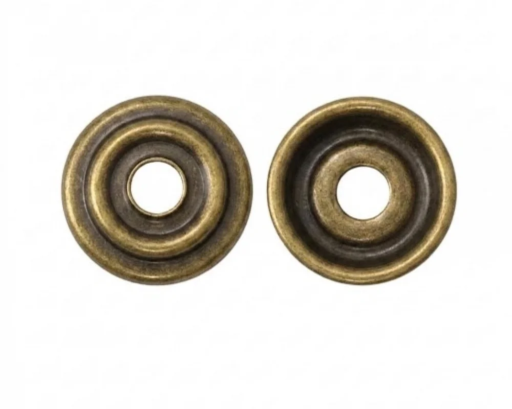 Spring Snap Button Washer Part - Antik Sarı