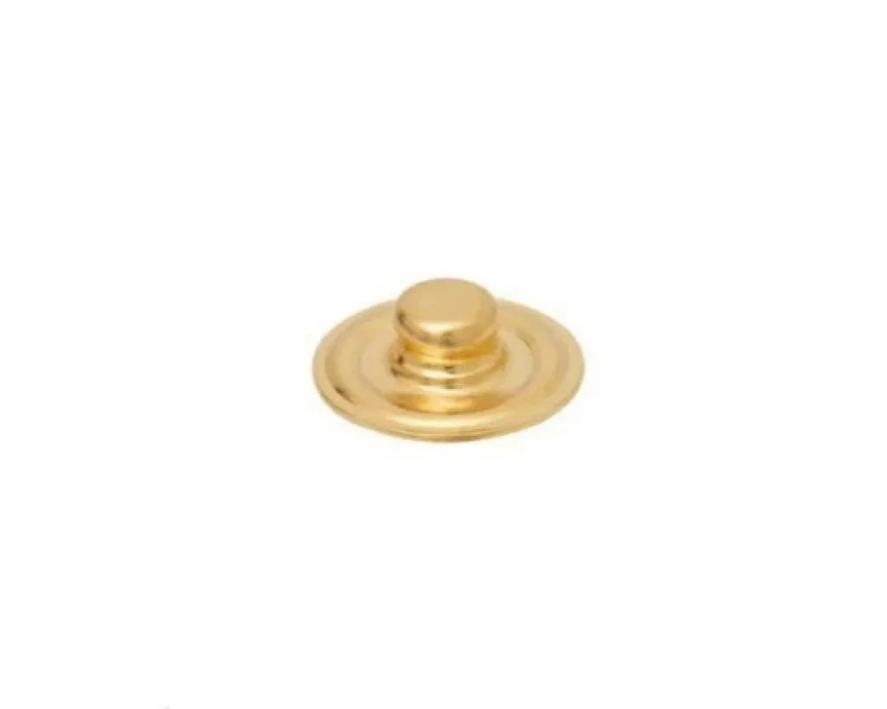 Caas 120 Flat Type Spring Snap Button Stud Part - Sıcak Sarı Free Nikel