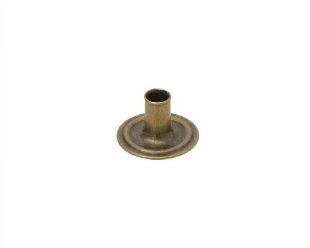 Caas 120 Flat Type Spring Snap Button Post Part - Antik Sarı