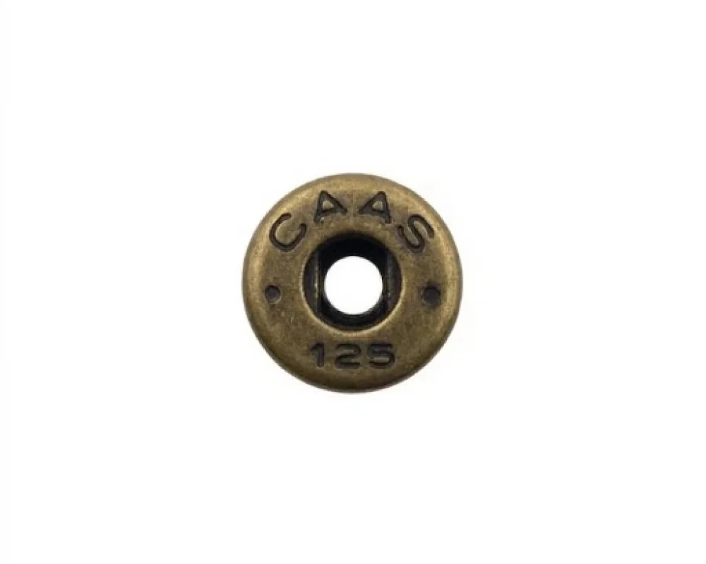 Caas 125 Flat Type Spring Snap Button Socket Part - Antik Sarı