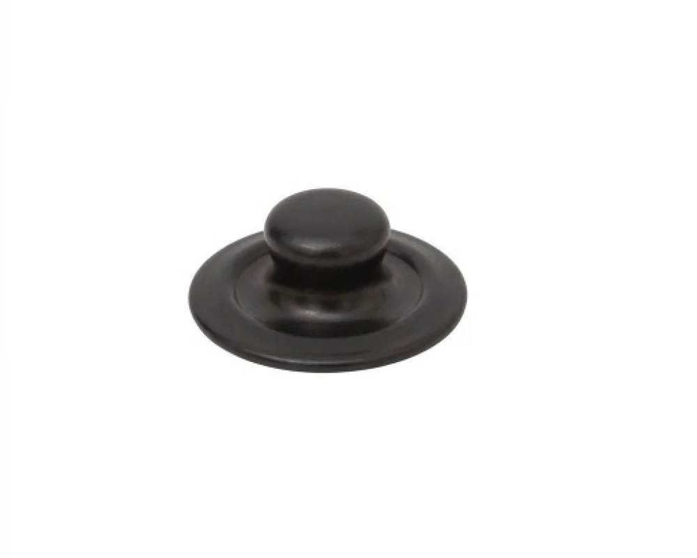 Caas 125 Flat Type Spring Snap Button Stud Part - Avrupa Siyah Oksit
