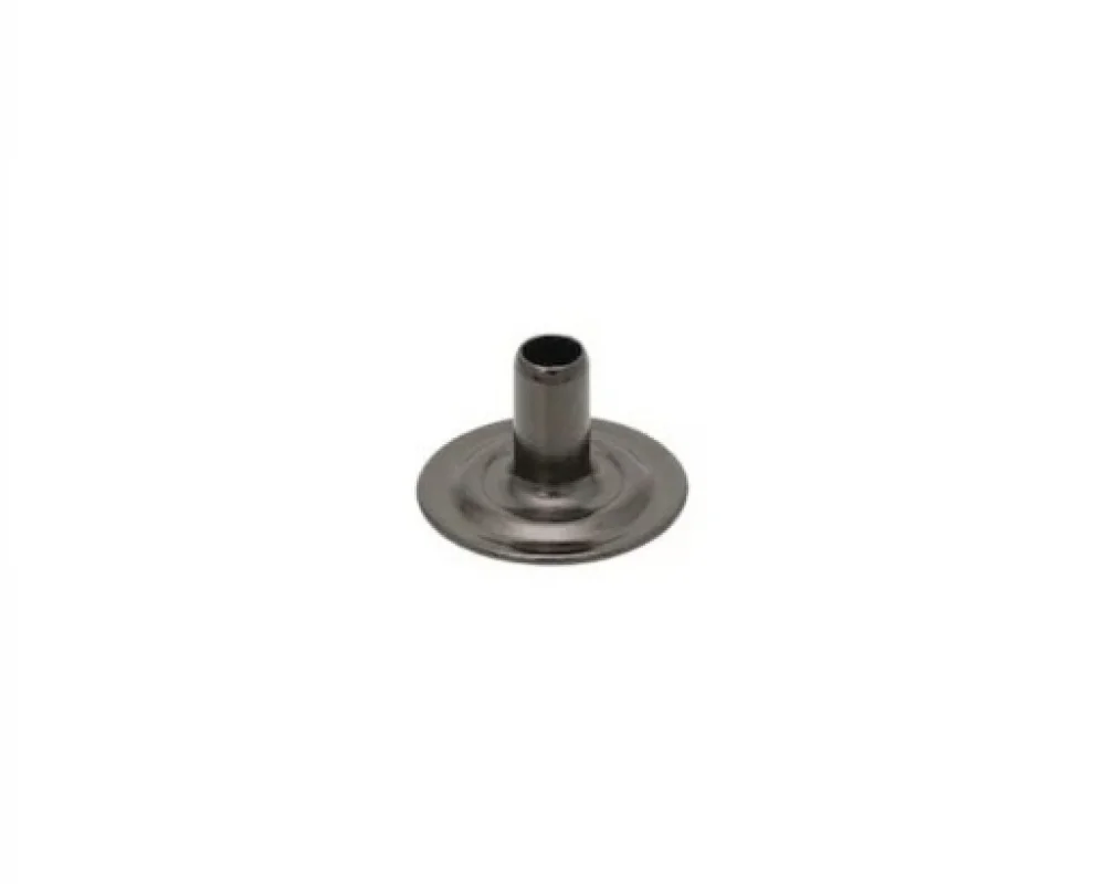 Caas 125 Flat Type Spring Snap Button Post Part - Siyah Nikel*