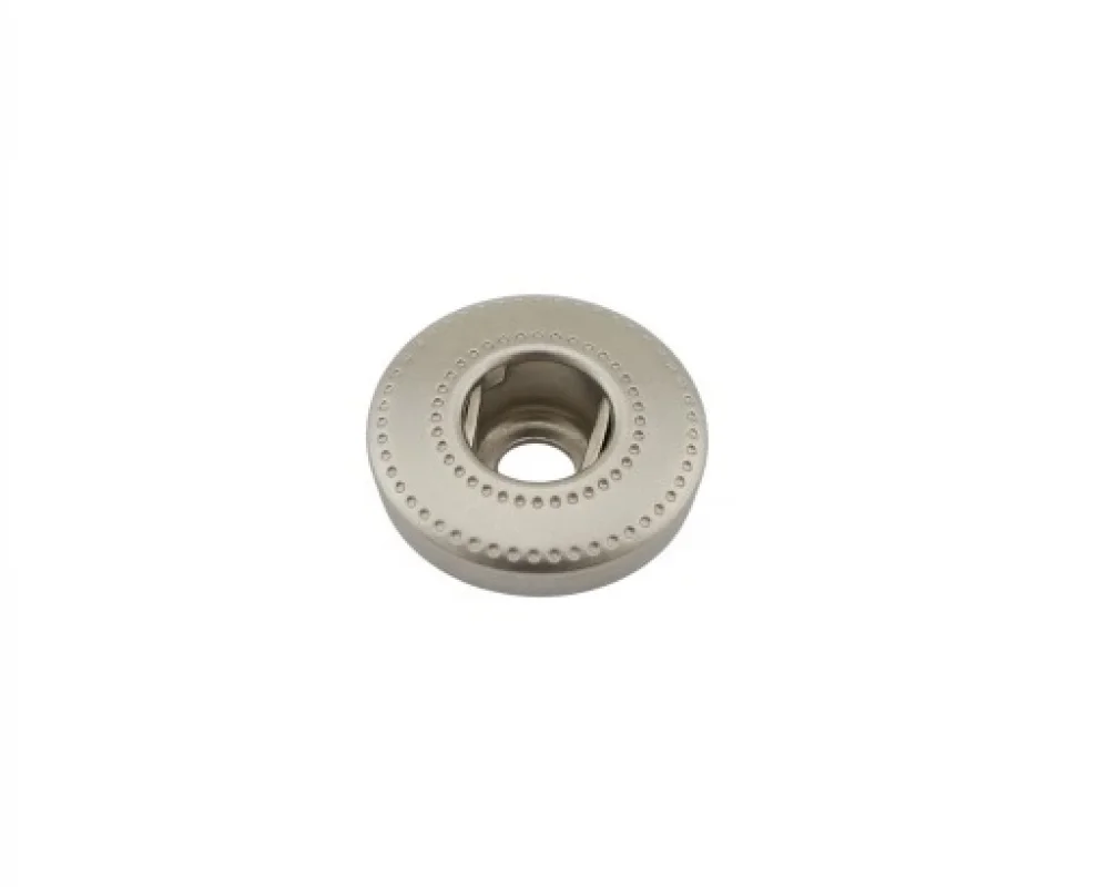 Alfa Spring Snap Button Socket Part (Dots Logo Socket) - Mat Free Nikel