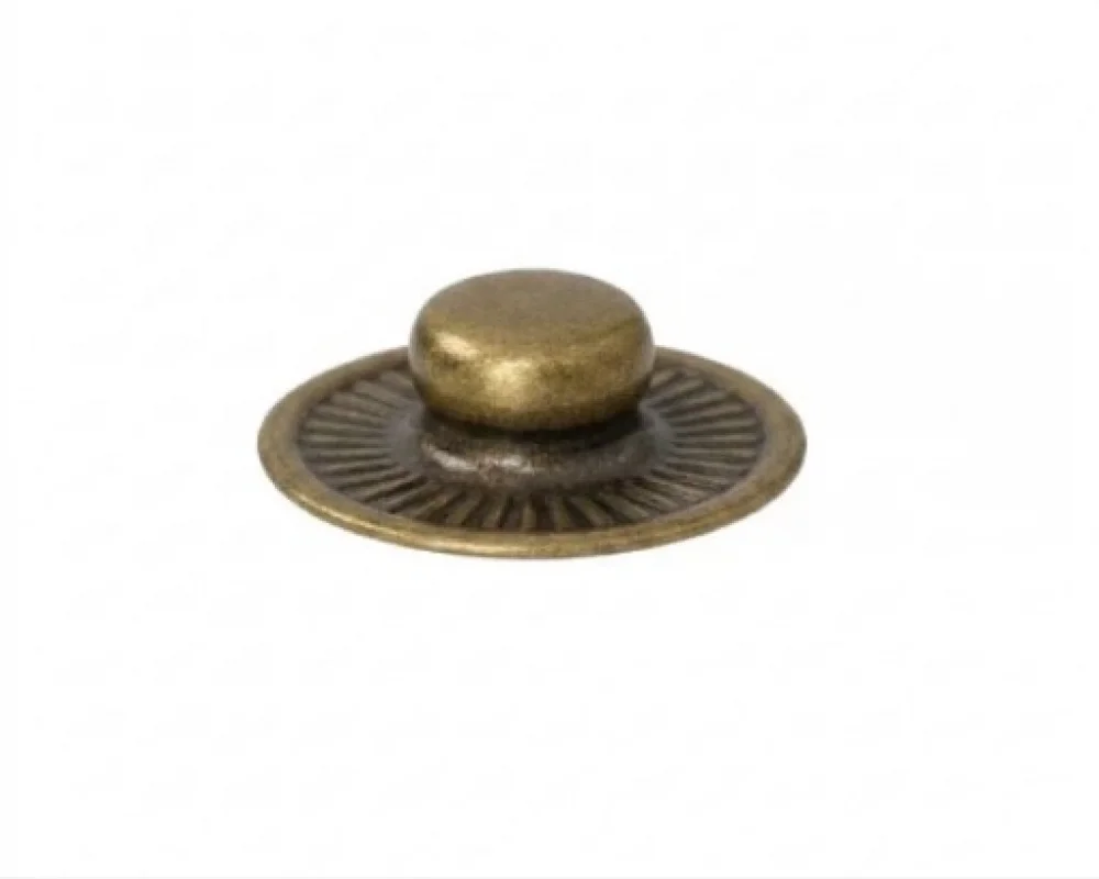 Alfa S Spring Snap Button Stud Standart - Antik Sarı