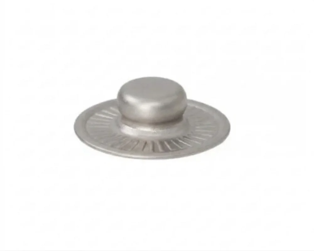 Alfa S Spring Snap Button Stud Standart - Mat Free Nikel