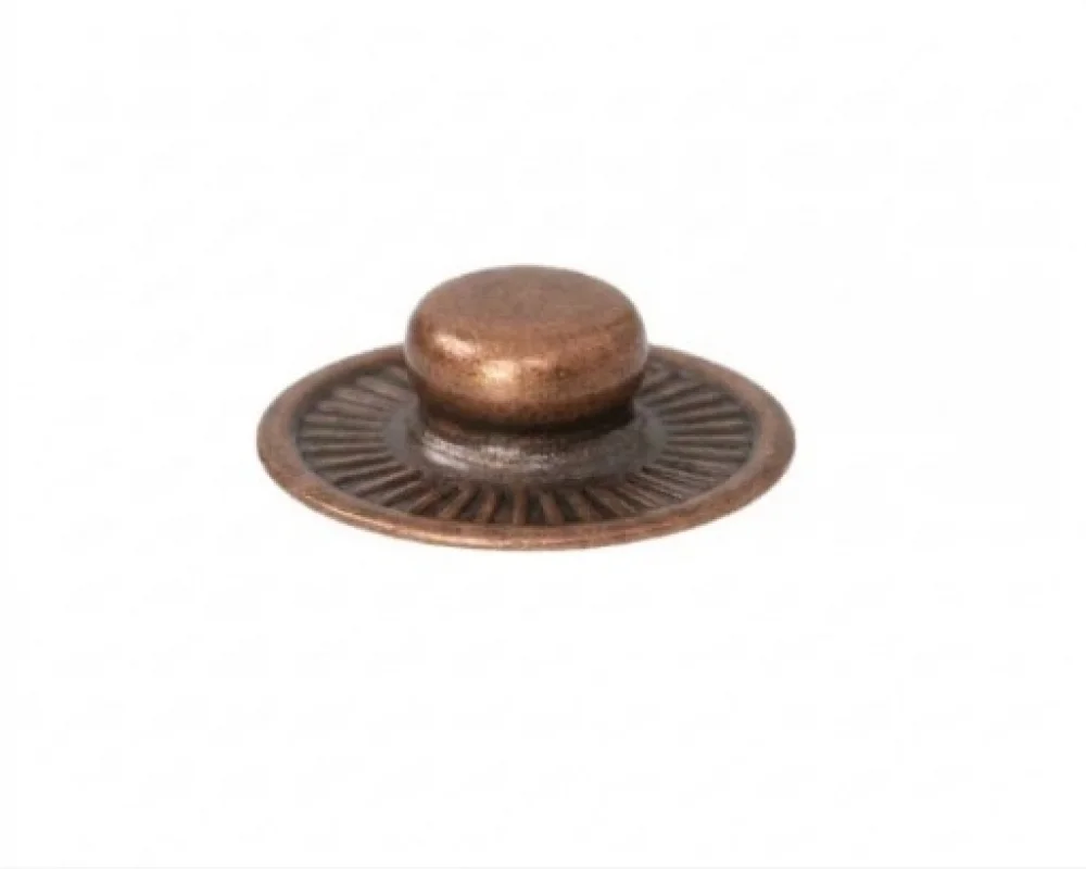 Alfa S Spring Snap Button Stud Standart - Bakır Oksit