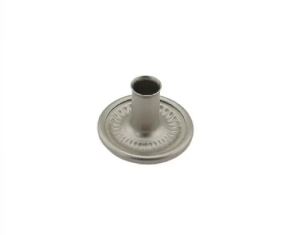 Alfa S Spring Snap Button Post Part With Capped Vt2 - Mat Free Nikel