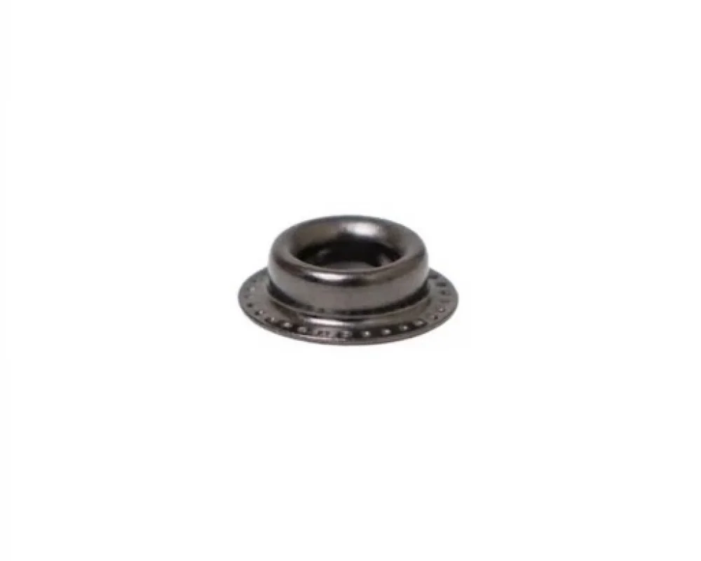 61S Press Snap Button Stud Part - Siyah Nikel*
