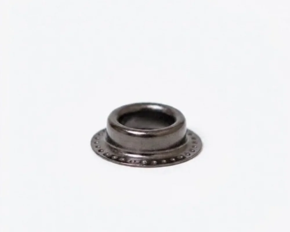 Mını 61 Press Snap Stud Part For Plastıc Segman Parts - Siyah Nikel*