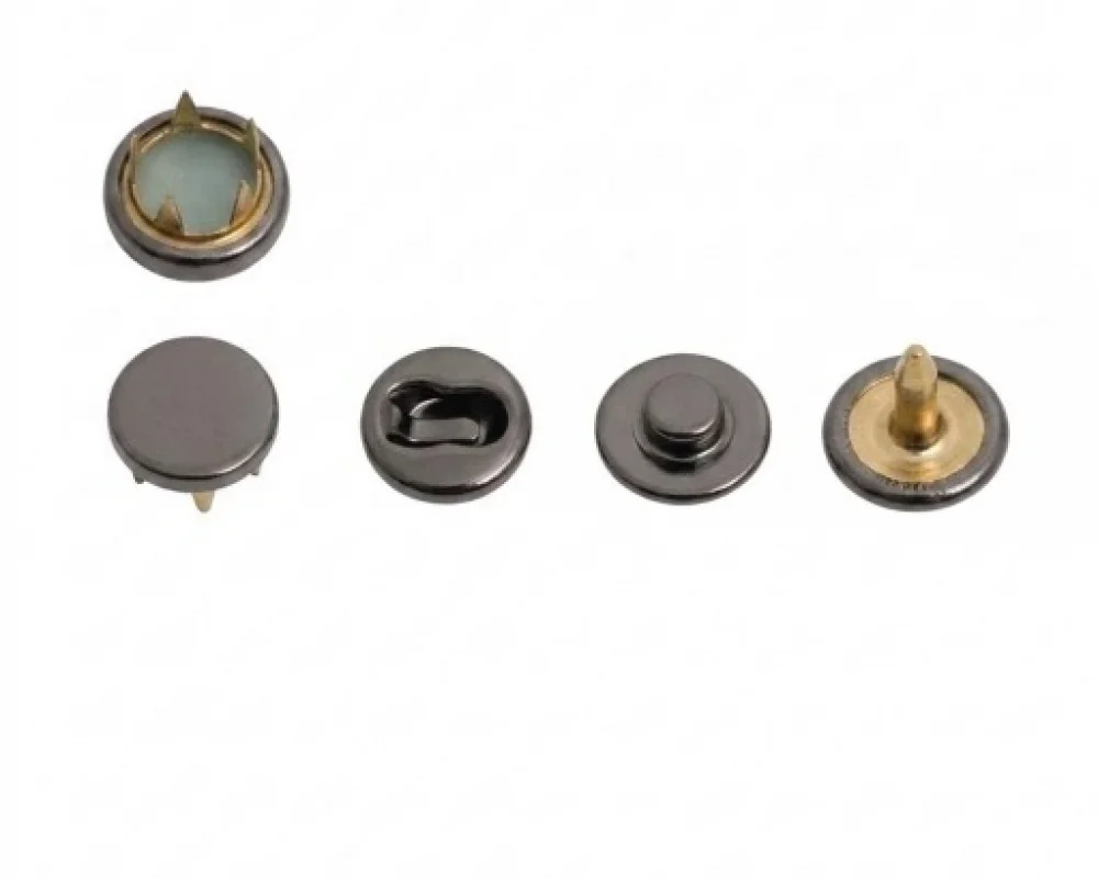 Tr 900 Snap Button - Siyah Free Nikel