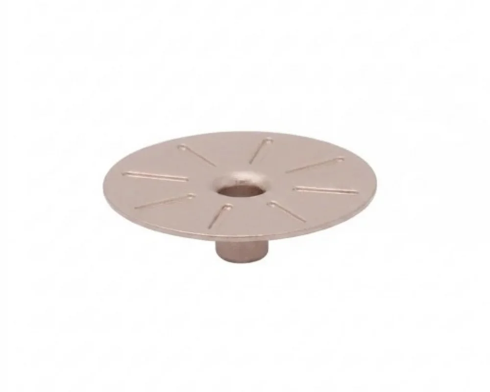 10 Mm Hıdden Cap Wıth Patterned Part - Bakırlı Kalay