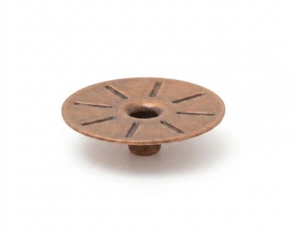12 Mm Hıdden Cap Wıth Patterned Part - Bakır Oksit