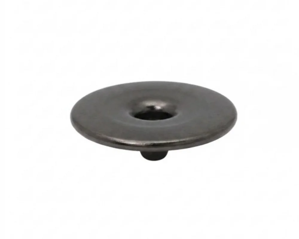 14 Mm Hıdden Cap Self Edged Part - Siyah Free Nikel