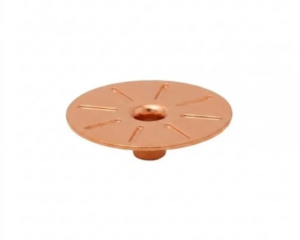 14 Mm Hıdden Cap Wıth Patterned Part - Bakır