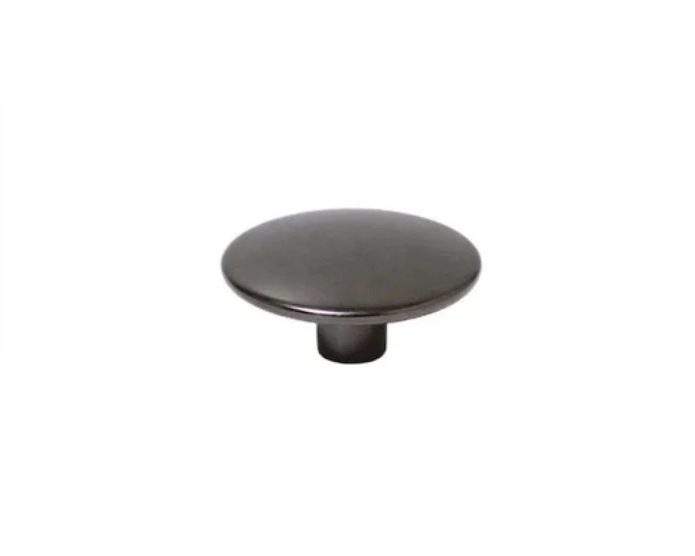 12.5 Mm 61 Press Snap Button Flat Cap Part - Siyah Free Nikel