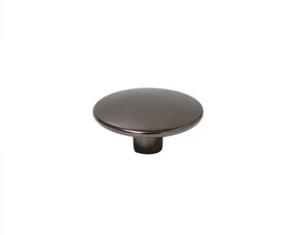 15 Mm 61 Press Snap Button Flat Cap Part - Siyah Nikel*