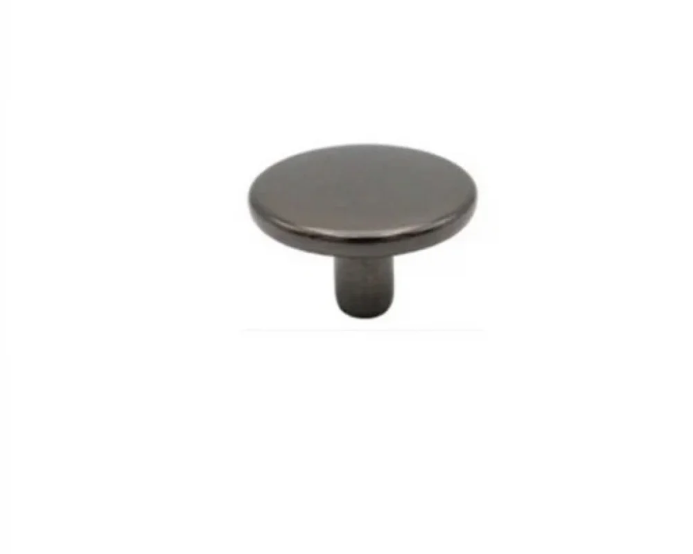 15 Mm 61 Press Snap Button Long Cap Part - Siyah Nikel*