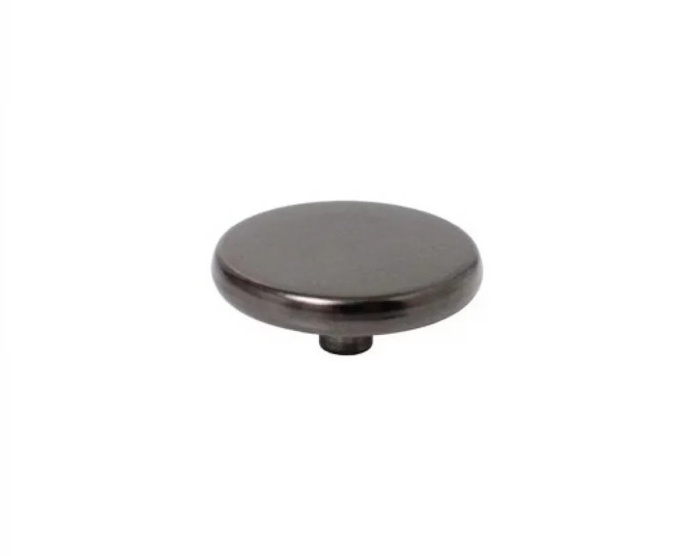 17 Mm 61 Press Snap Button Coın Cap Part - Siyah Free Nikel