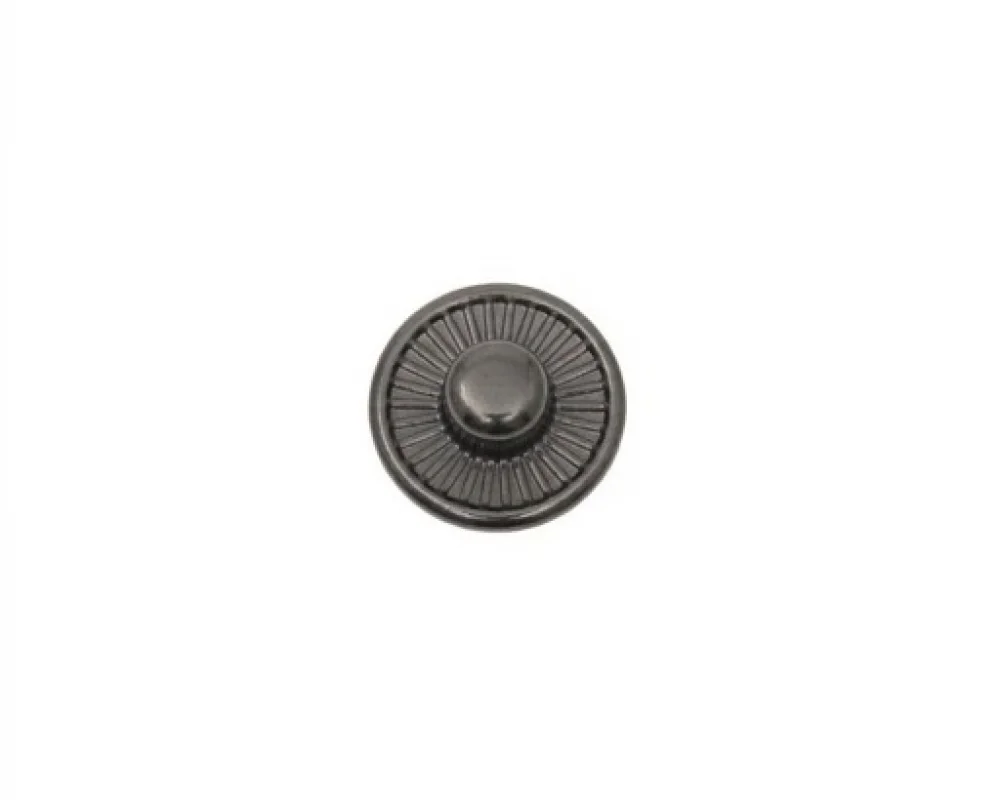 Alfa Spring Snap Button Stud Part - Siyah Free Nikel