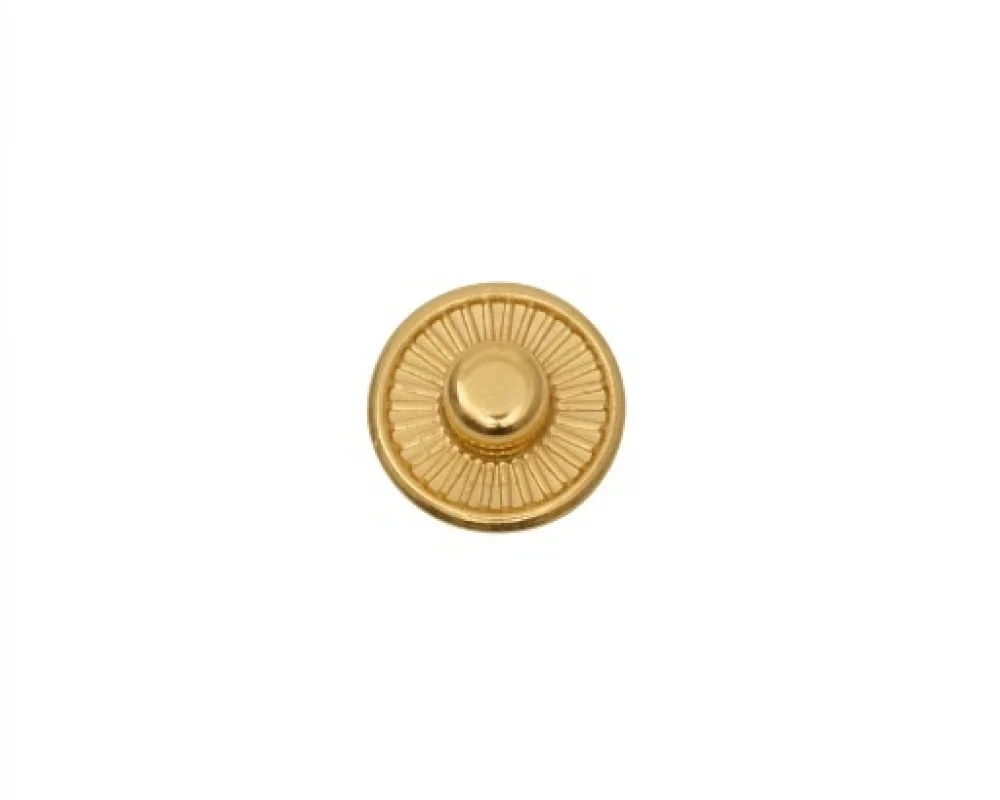 Alfa Spring Snap Button Stud Part - Sıcak Sarı Free Nikel