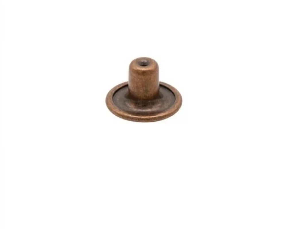 Alfa Spring Snap Button Post Part With Cap - Bakır Oksit