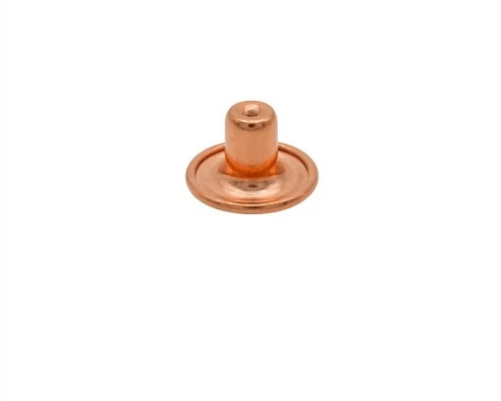 Alfa Spring Snap Button Post Part With Cap - Bakır