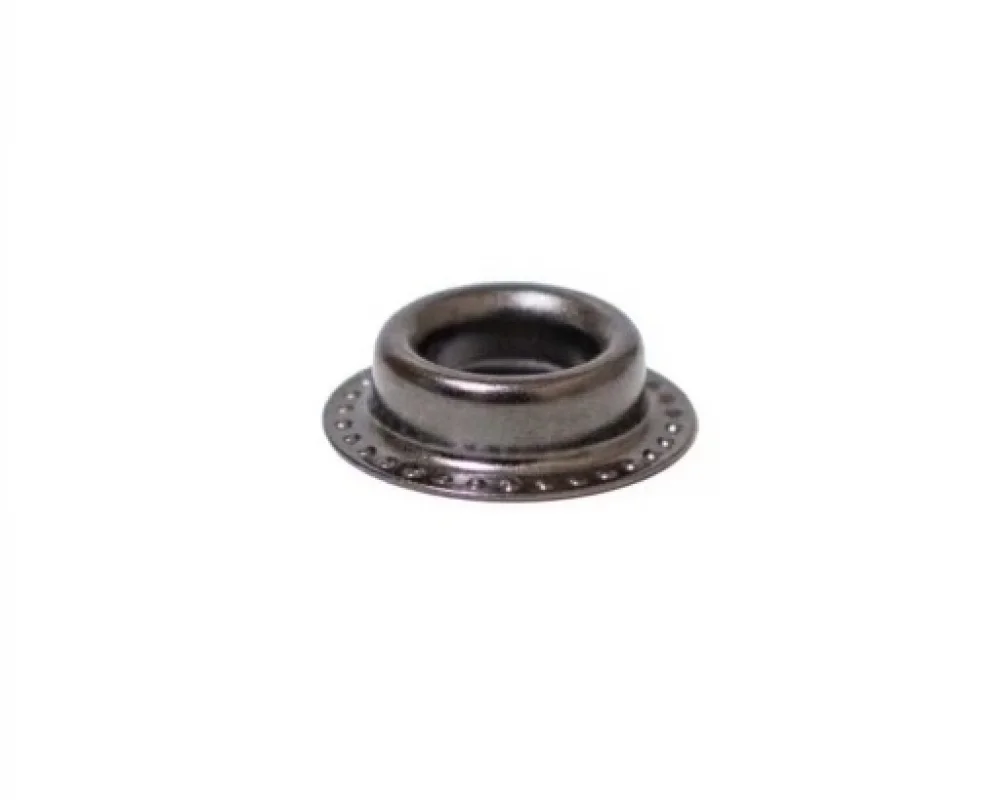 Maxı 61 Press Snap Button Stud Part - Siyah Free Nikel