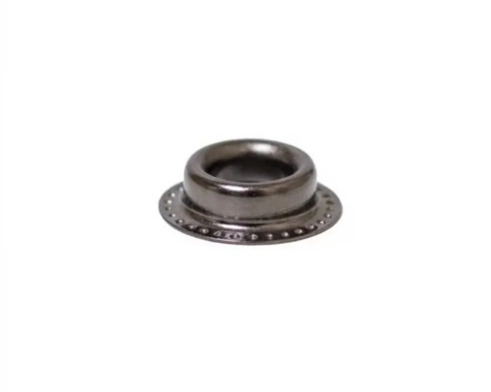 Maxı 61 Press Snap Button Stud Part - Siyah Nikel*