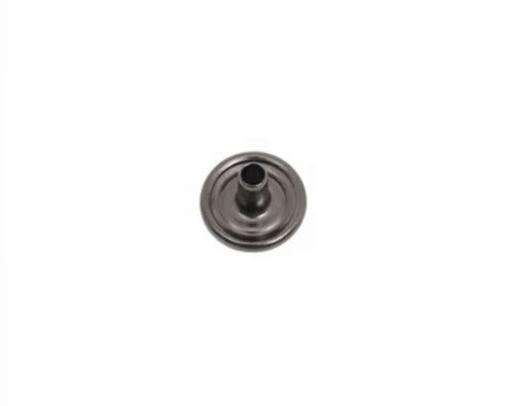 Maxı 61 Press Snap Button Wıth Cap Post Part - Siyah Free Nikel