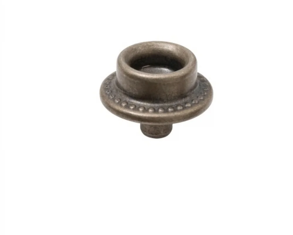 Maxı Press Snap Button Double Stud Part - Kalay Oksit