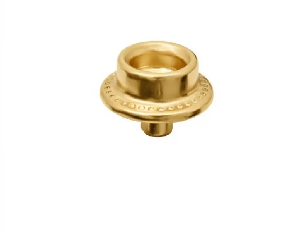 Maxı Press Snap Button Double Stud Part - Sıcak Sarı Free Nikel