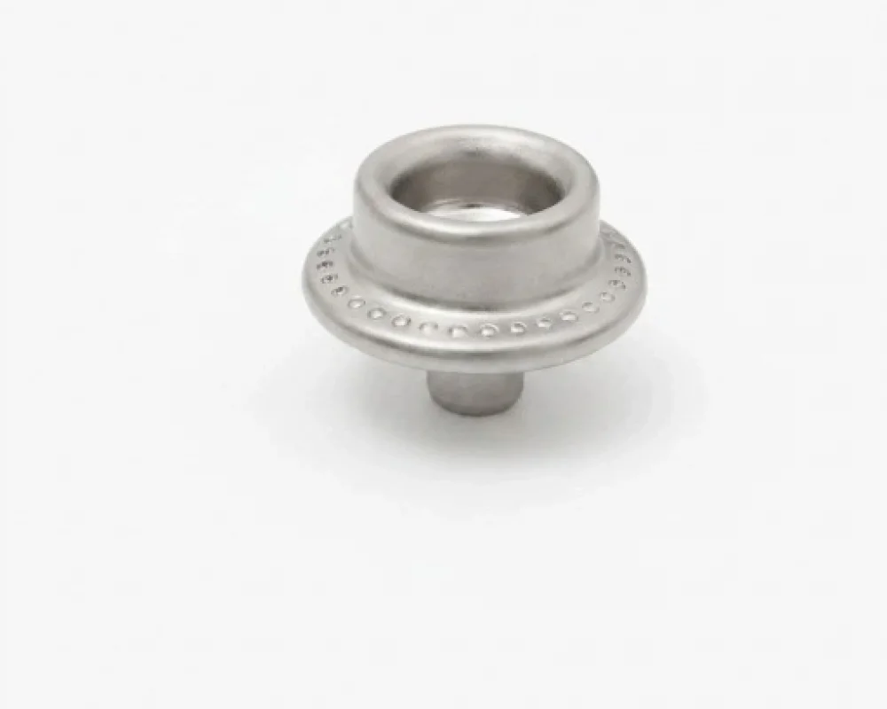 Maxı Press Snap Button Double Stud Part - Mat Free Nikel