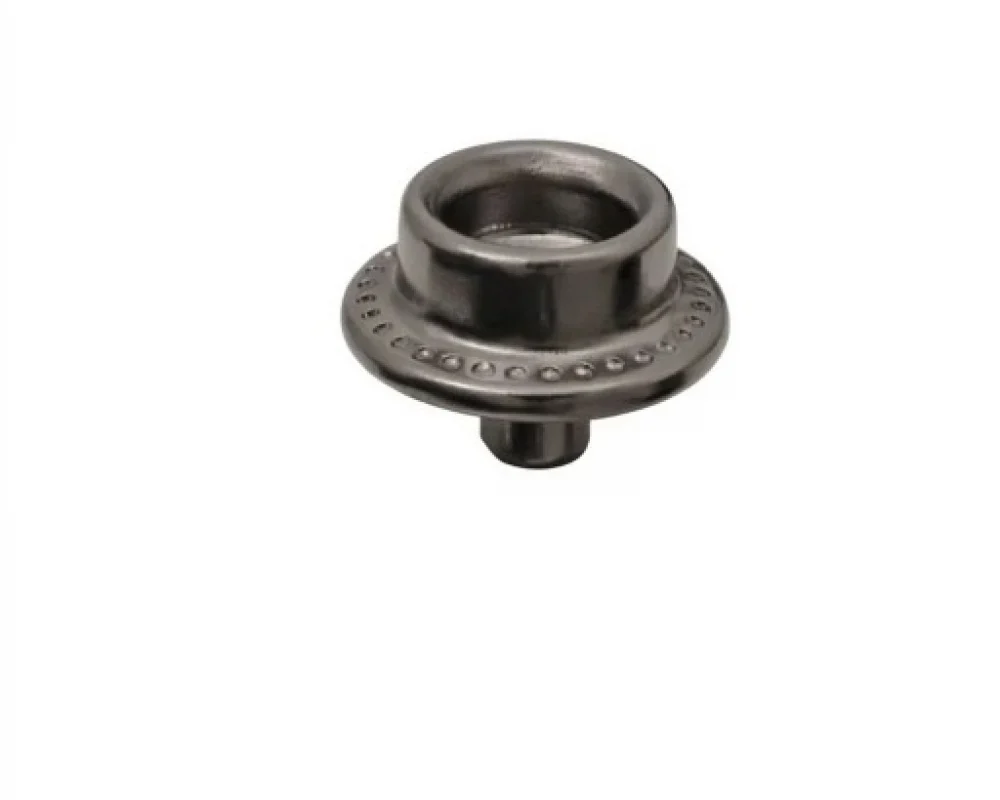 Maxı Press Snap Button Double Stud Part - Siyah Nikel*