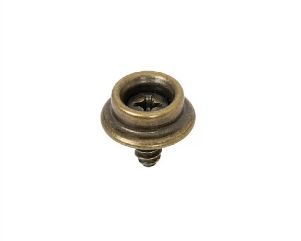 Maxı Pres Snap Button Screw Stud Part - Antik Sarı