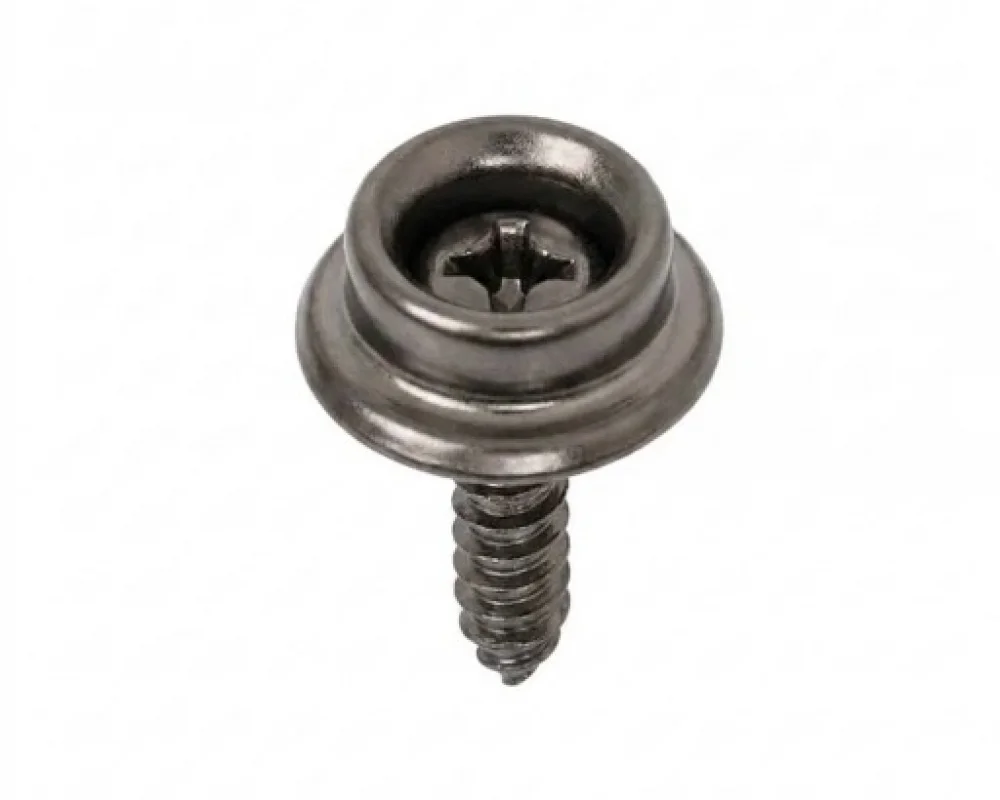 Maxı Pres Snap Button Screw Stud Part - Siyah Free Nikel