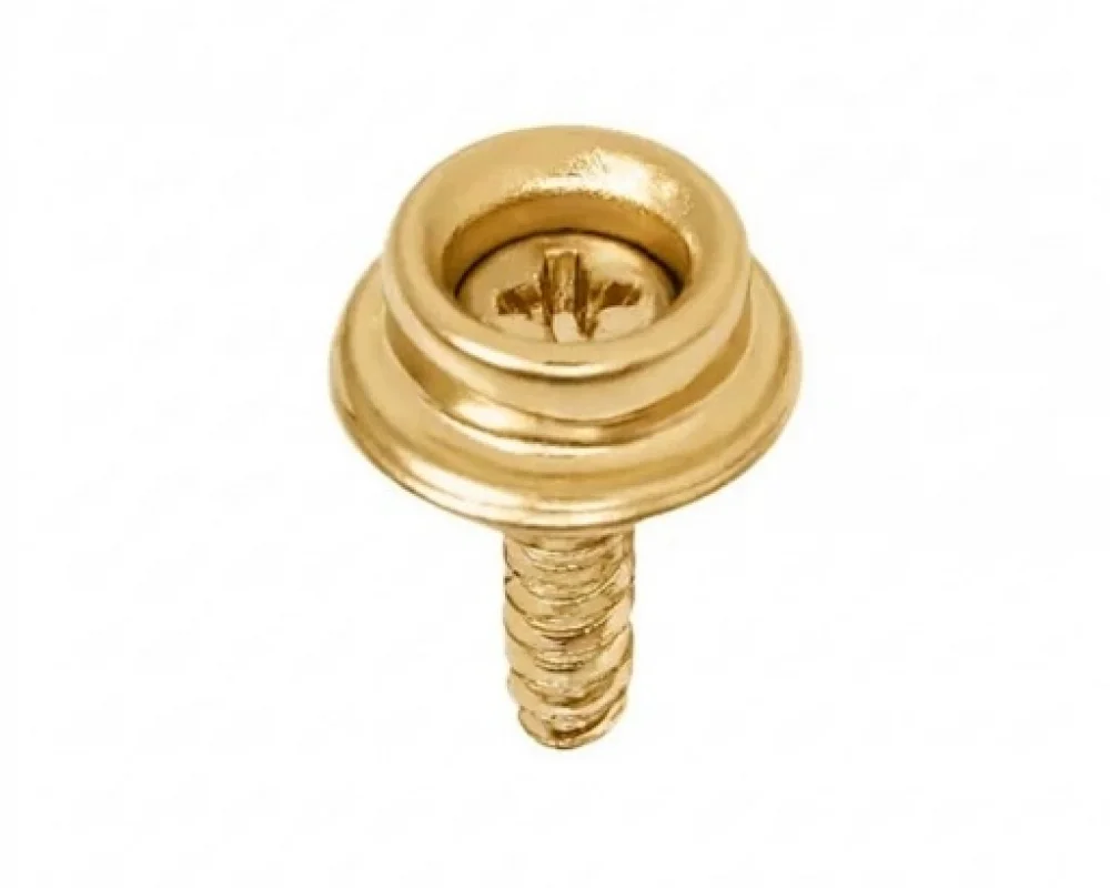 Maxı Pres Snap Button Screw Stud Part - Sıcak Sarı Free Nikel