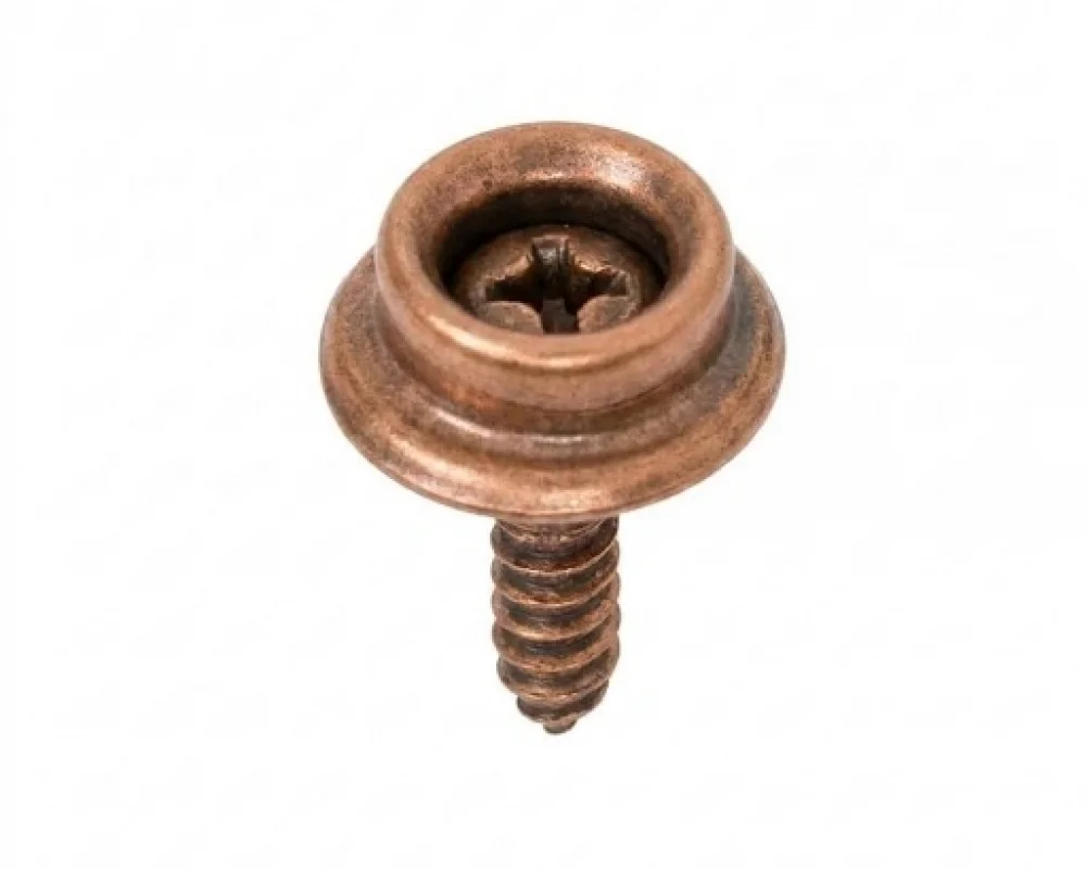 Maxı Pres Snap Button Screw Stud Part - Bakır Oksit