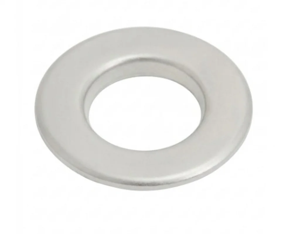 5 No Double Face Metal Washer - Mat Free Nikel
